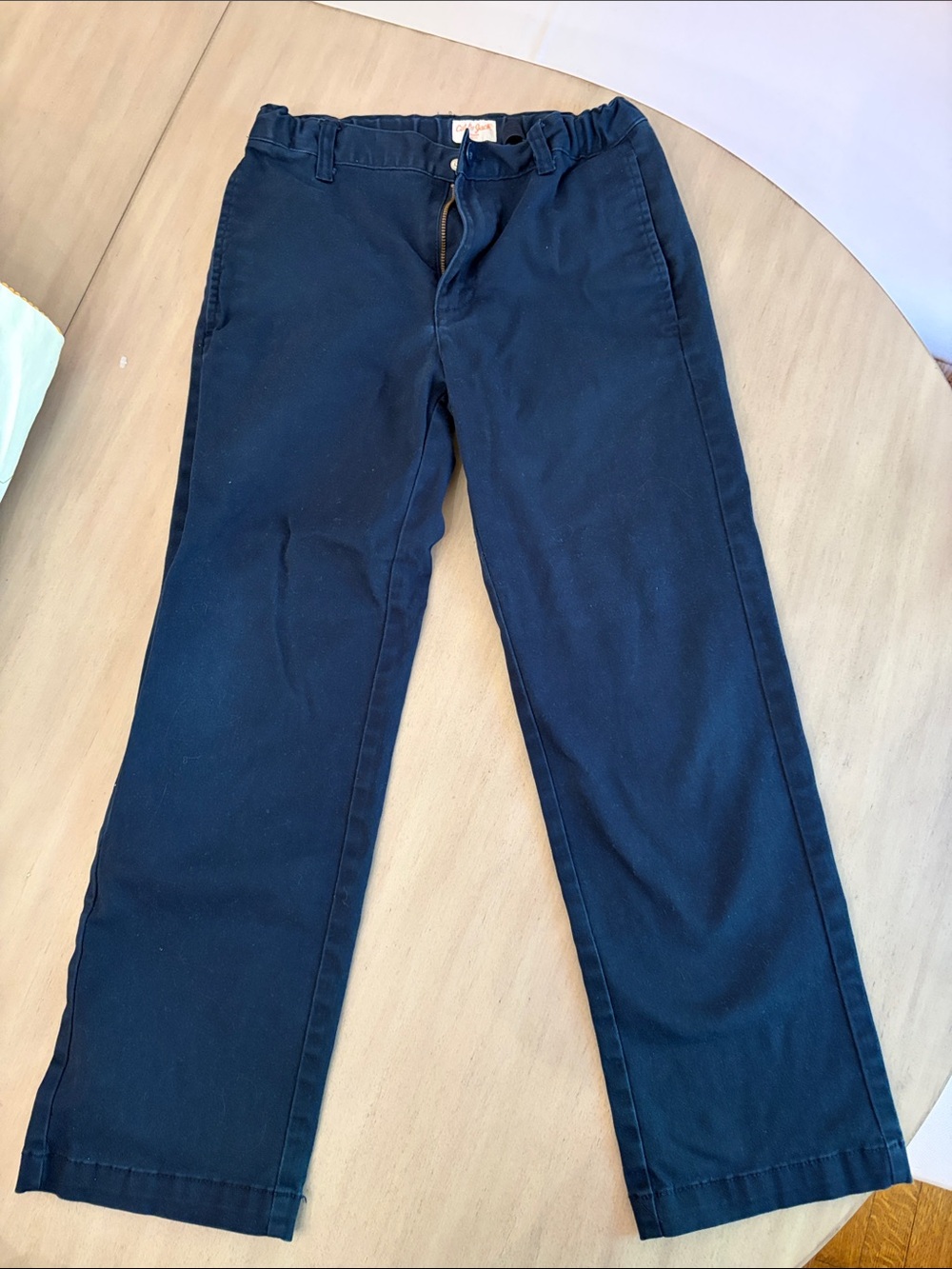 Cat & Jack Navy Straight-Leg Chinos